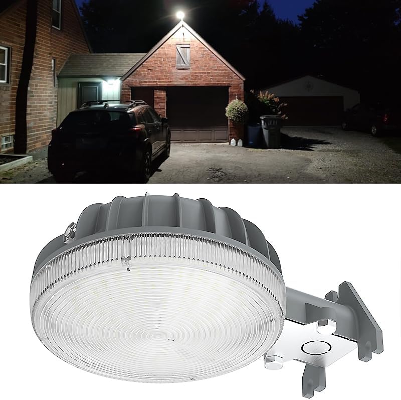 Owleye 6000LM Dusk to Dawn Outdoor Lighting LED Barn Light Security Lights, 42W 4000K Daylight, AC 110-240V, ETL Listed, Waterproof Outside Lights for Yard Warehouse Garage - Image 1